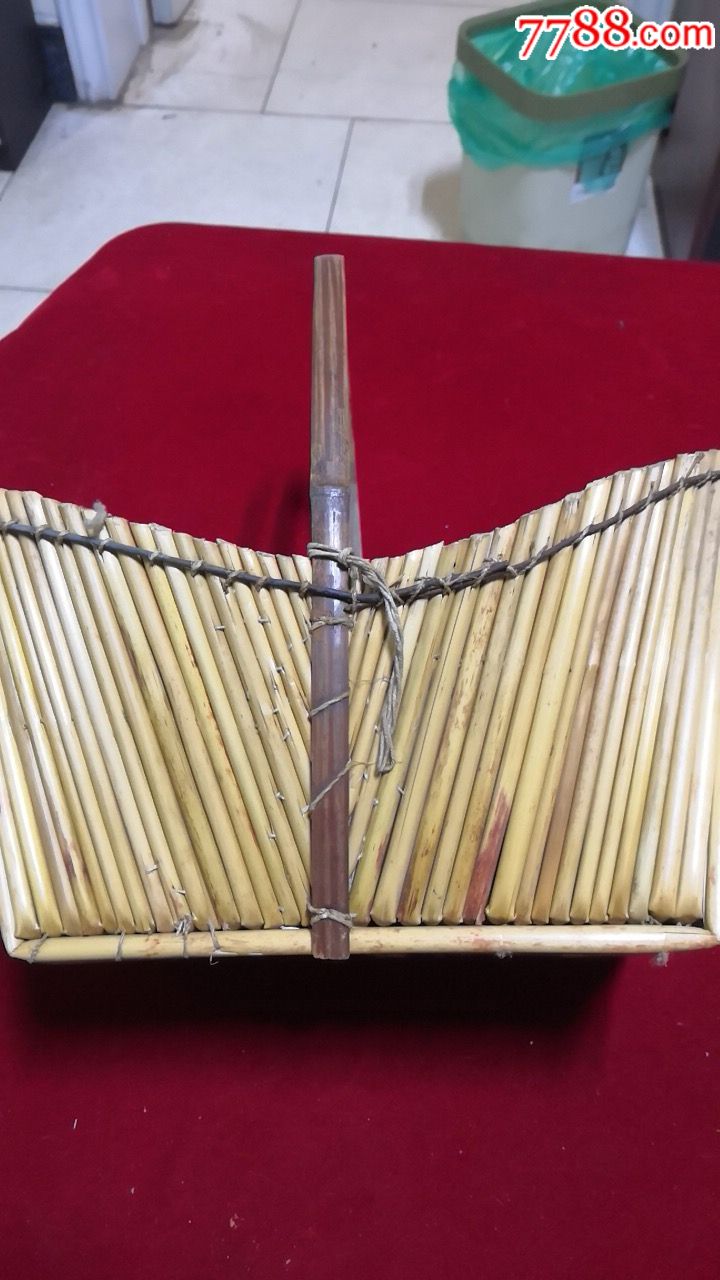 文革高梁杆:制的小篮子{怀旧品)