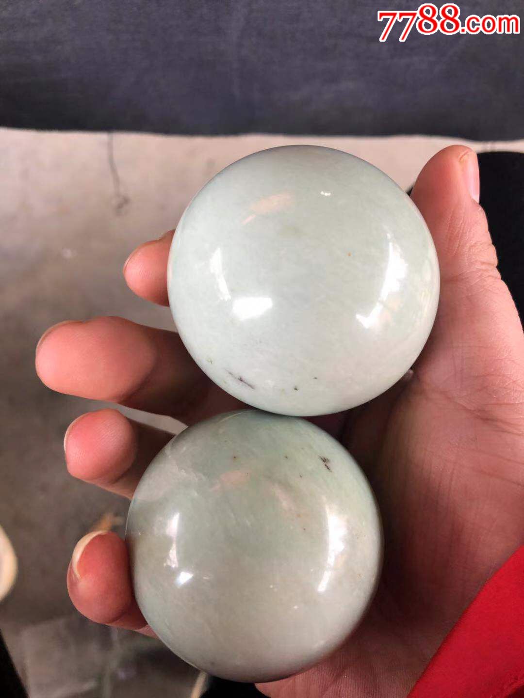 翡翠糯种健身球