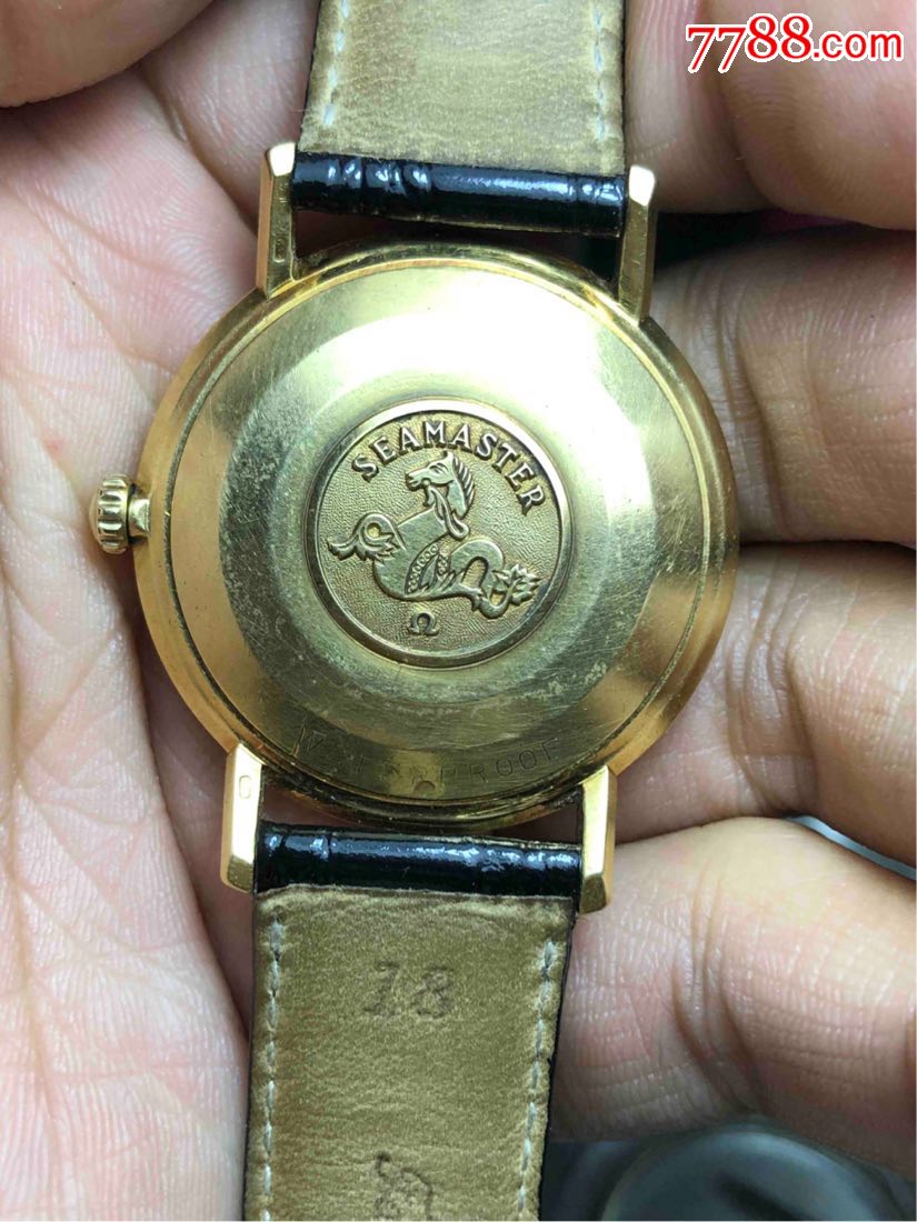 欧米茄18k金自动表