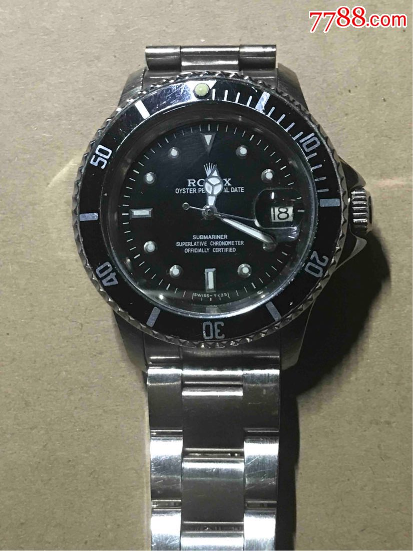 国产新款"黑水鬼"自动机械大表,表径连把头44mm,走时正常_手表/腕表