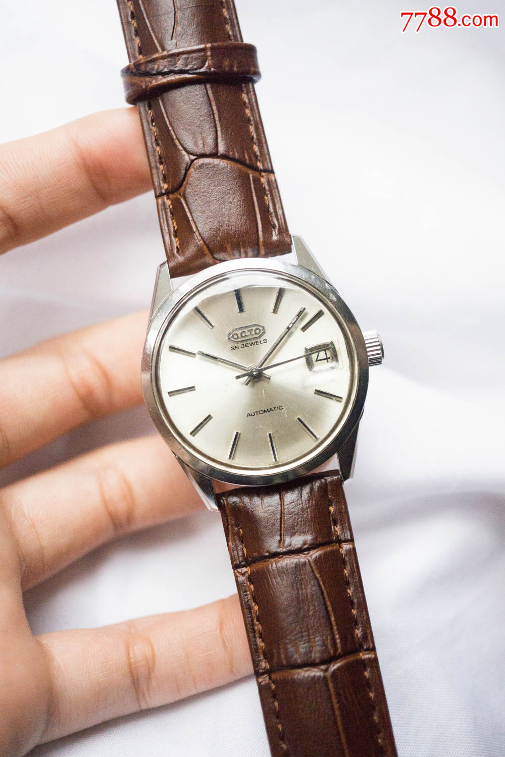 【古董珍藏级!港化前产品!值得收藏!】瑞士-octo-乐都-自动机械男表
