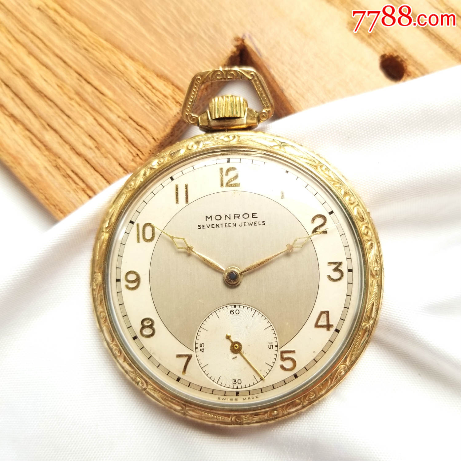 瑞士-monroe-手卷机械怀表_手表/腕表_第1张