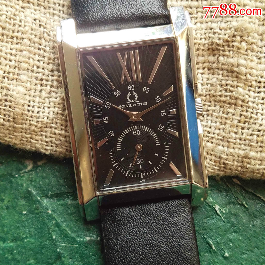 复古小三针】titus铁达时-天长地久系列-石英男表