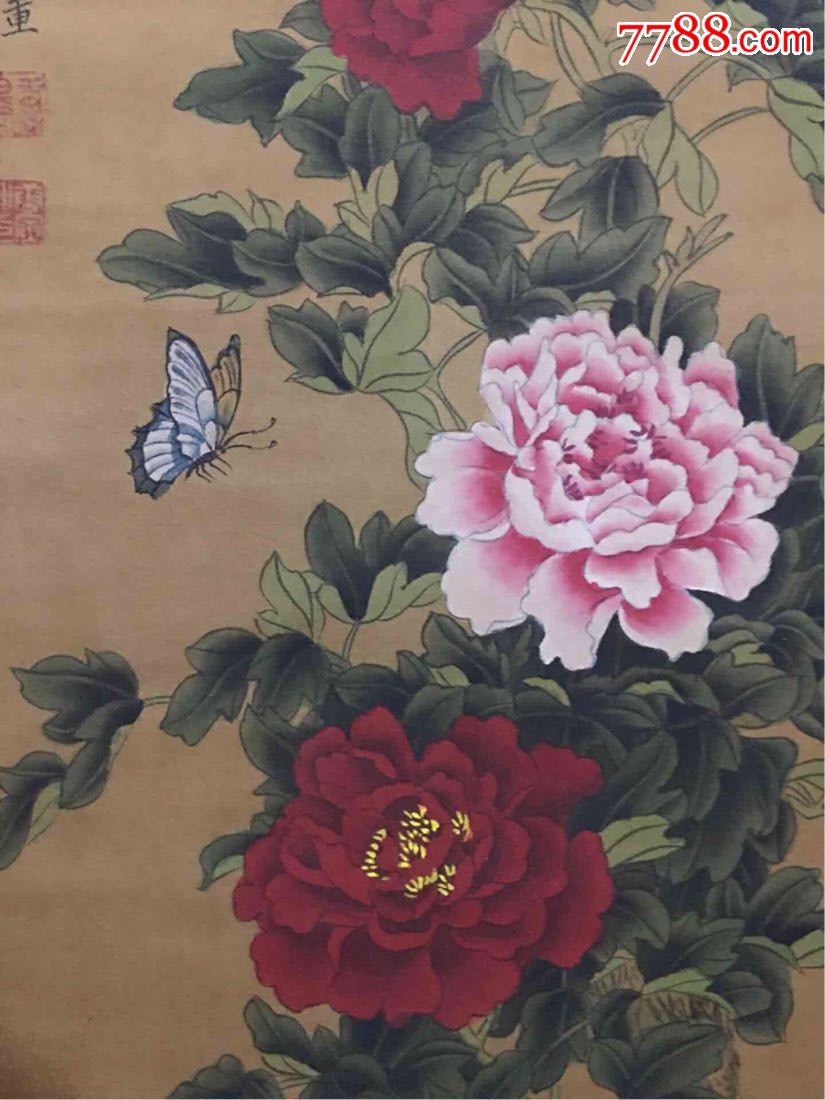 旧藏唐伯虎三尺中堂画