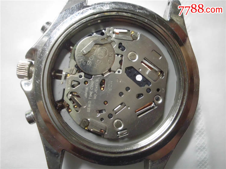 "多功能"精工,"七针",机芯7t92a,走时准