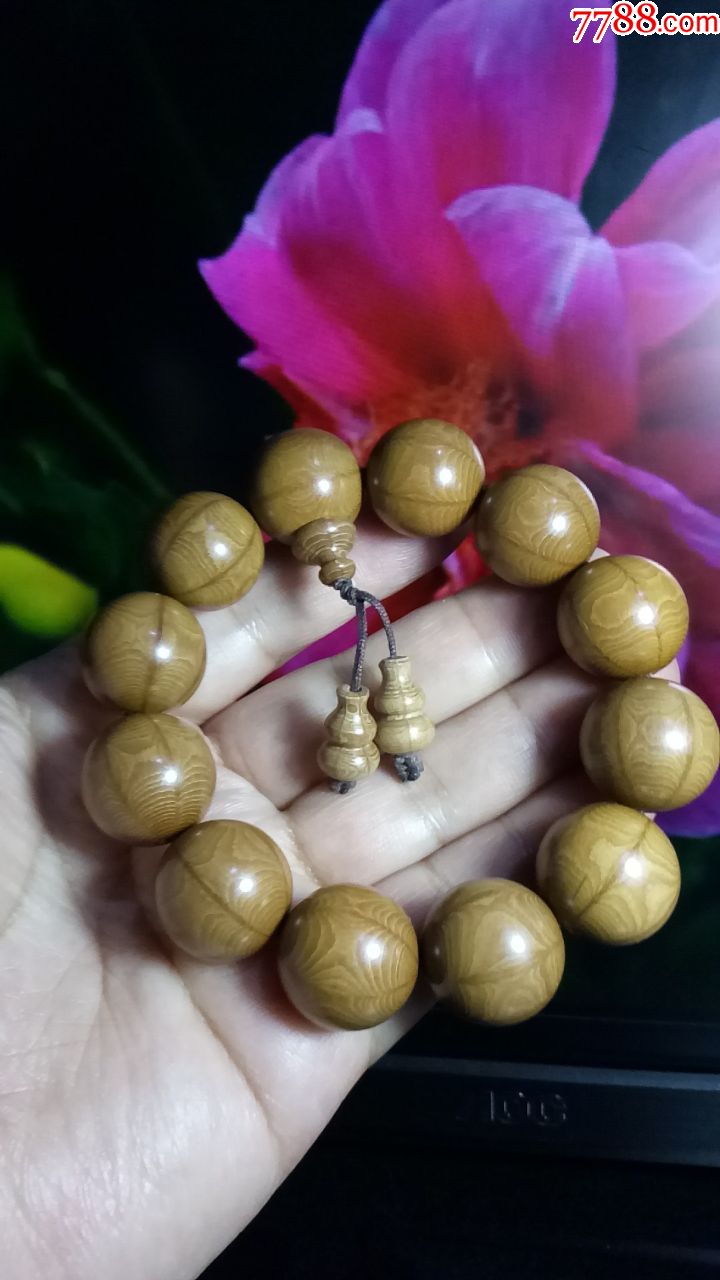 降龙木配弟子葫芦手串20mm12棵珠～问佛结缘8