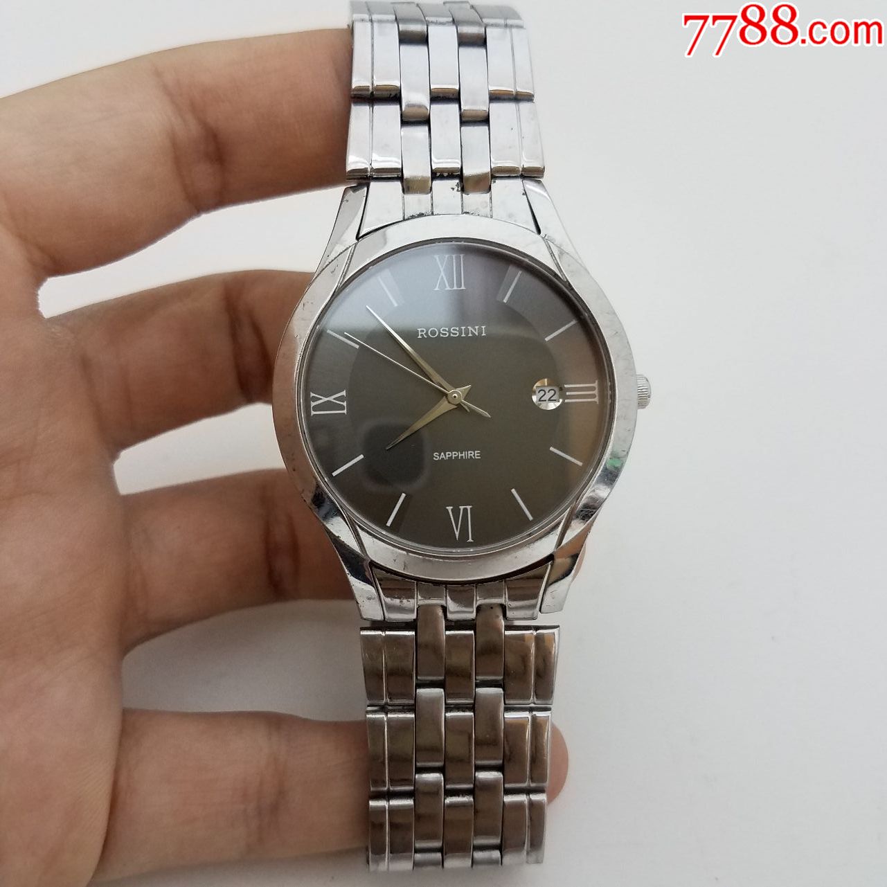 罗西尼rossini电子男表【优雅简约表款】【走时正常】【日历好使】