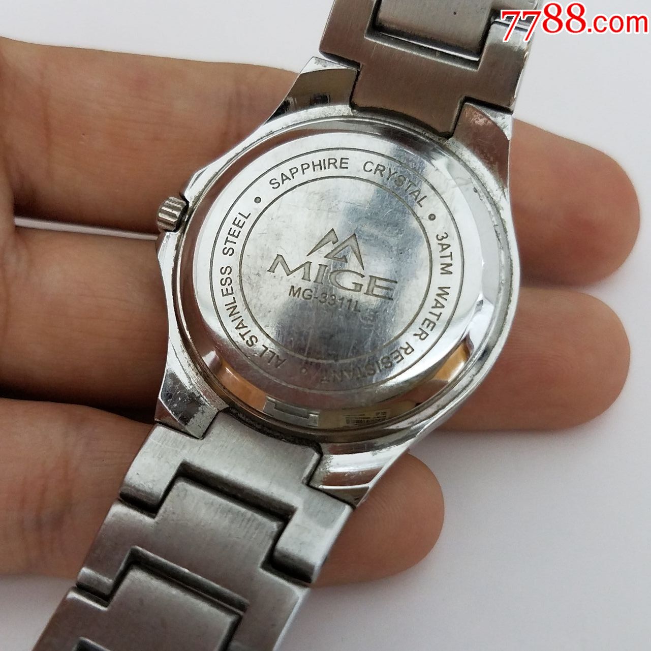 米格mige电子女表【独特永不磨损钨钢外圈】【高闪玫瑰金刻度,指针】