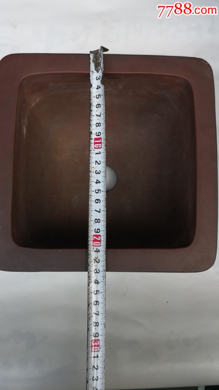 己亥夏泉石刻紫砂花盆