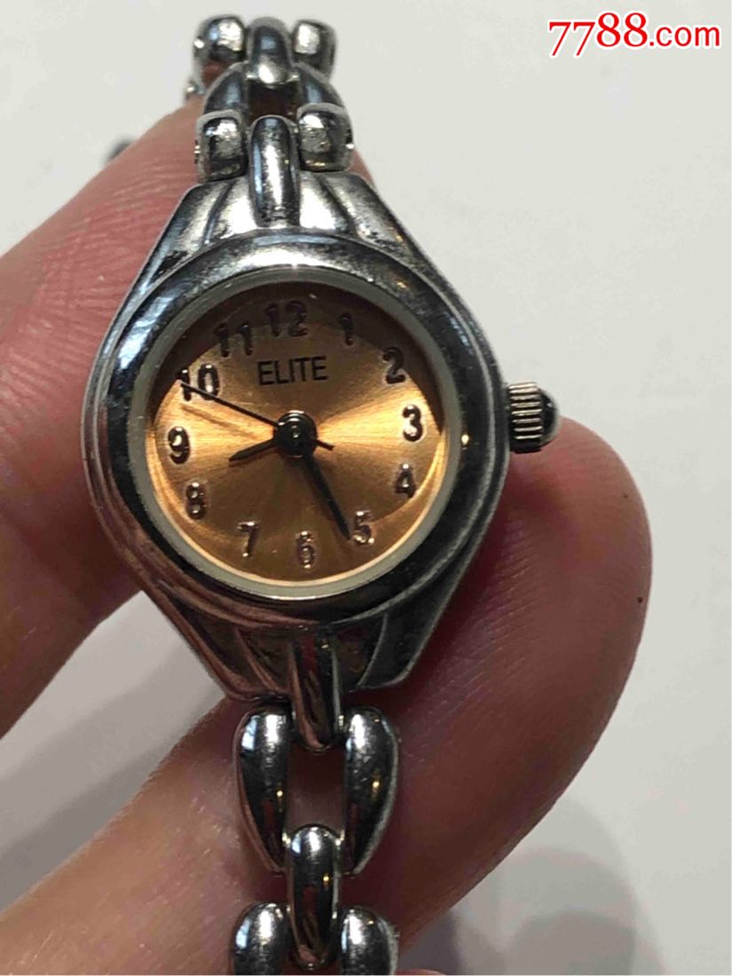 日本品牌elite石英女表表盘18mm厚7mm日本售价900人民币日本机芯_手表