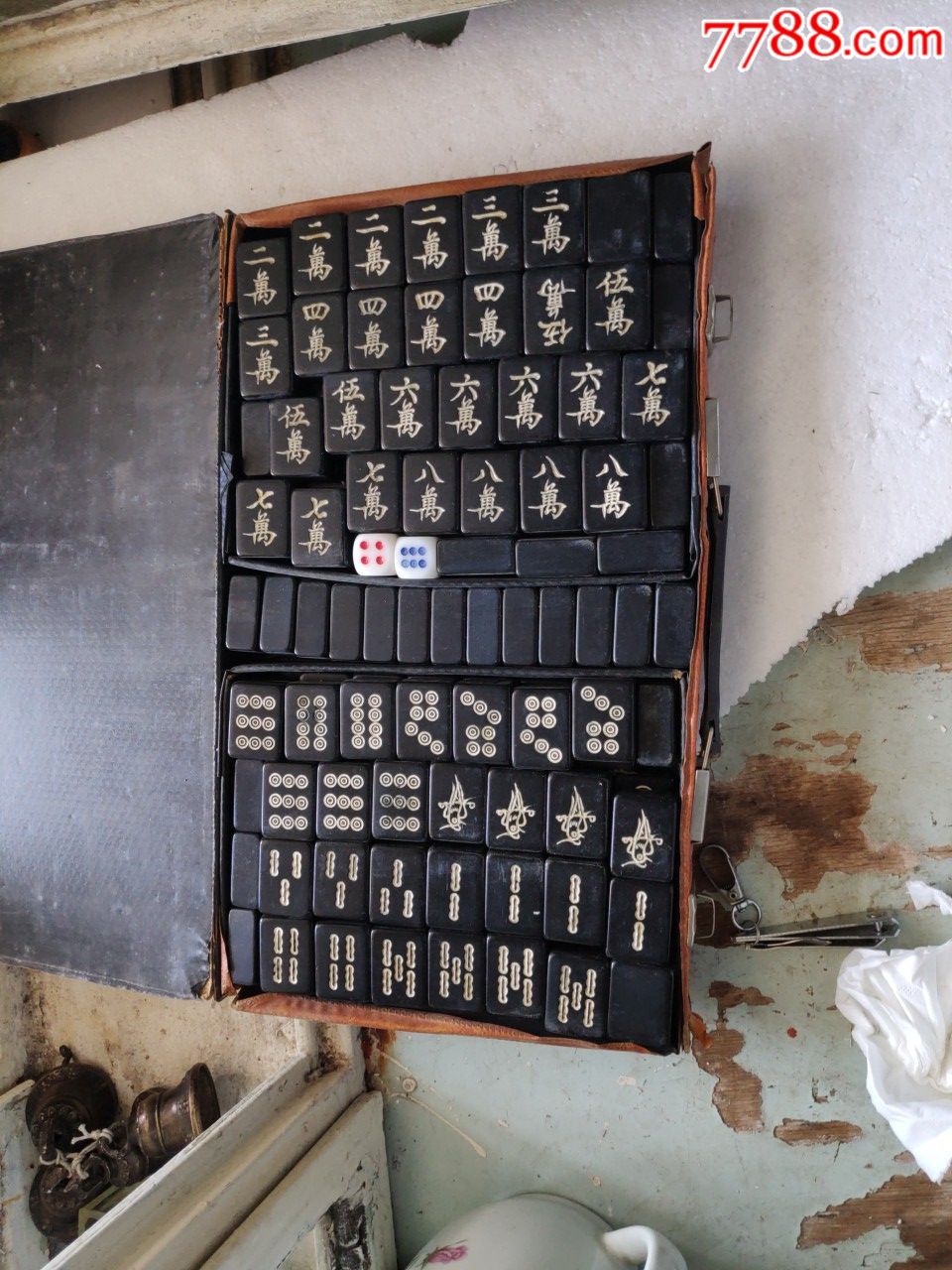 文革黑胶木麻将