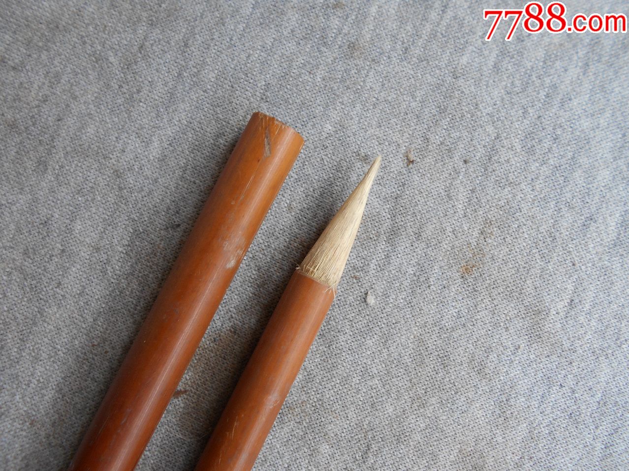 民国时期竹制毛笔