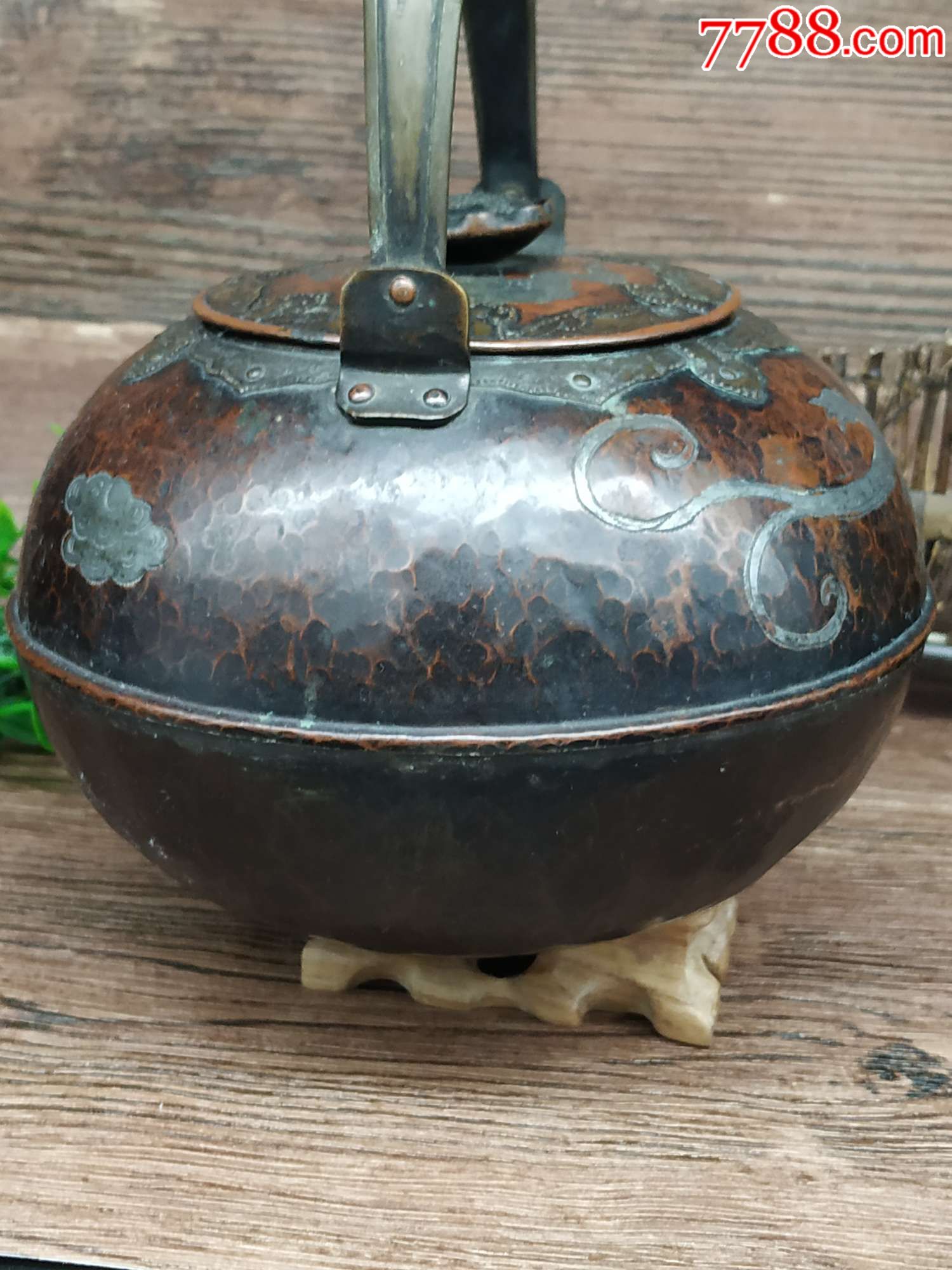 日本回流老铜虫-价格:2800元-au20138457-铜壶/铜瓶