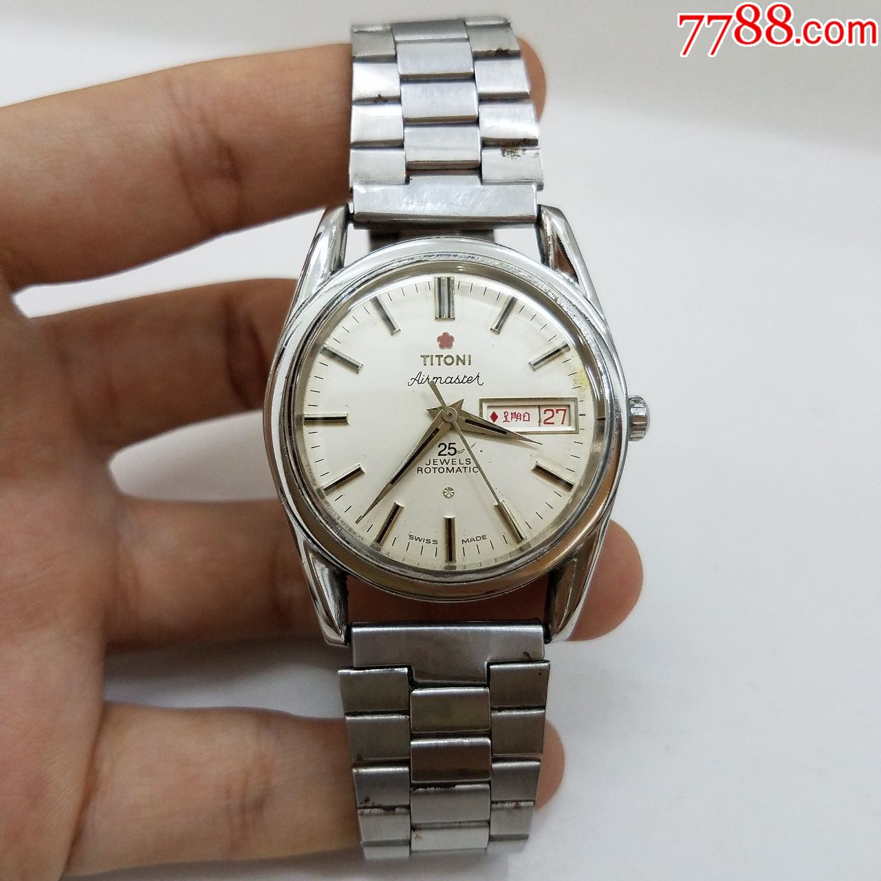【经典,典藏版】瑞士titoni梅花空霸系列309型自动机械男表