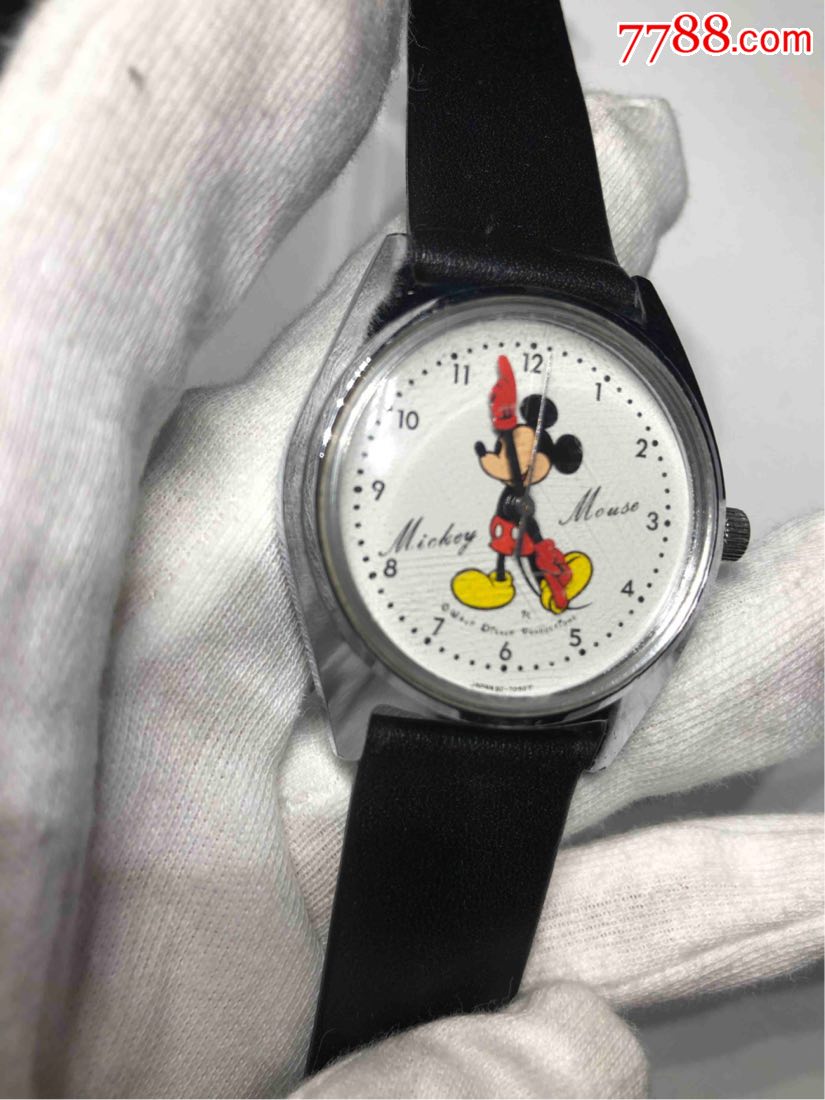 日本原装正品mickeymouse机械腕表男表中性表直径35mm厚12mm