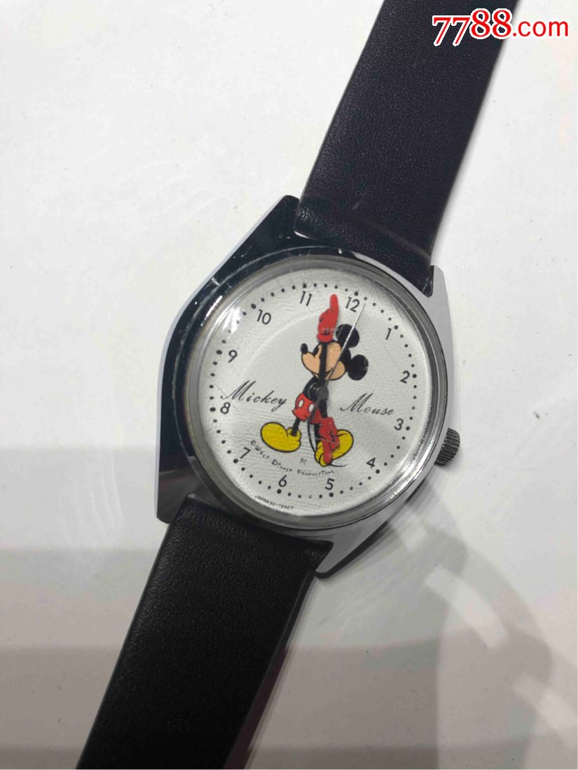 日本原装正品mickeymouse机械腕表男表中性表直径35mm厚12mm_手表