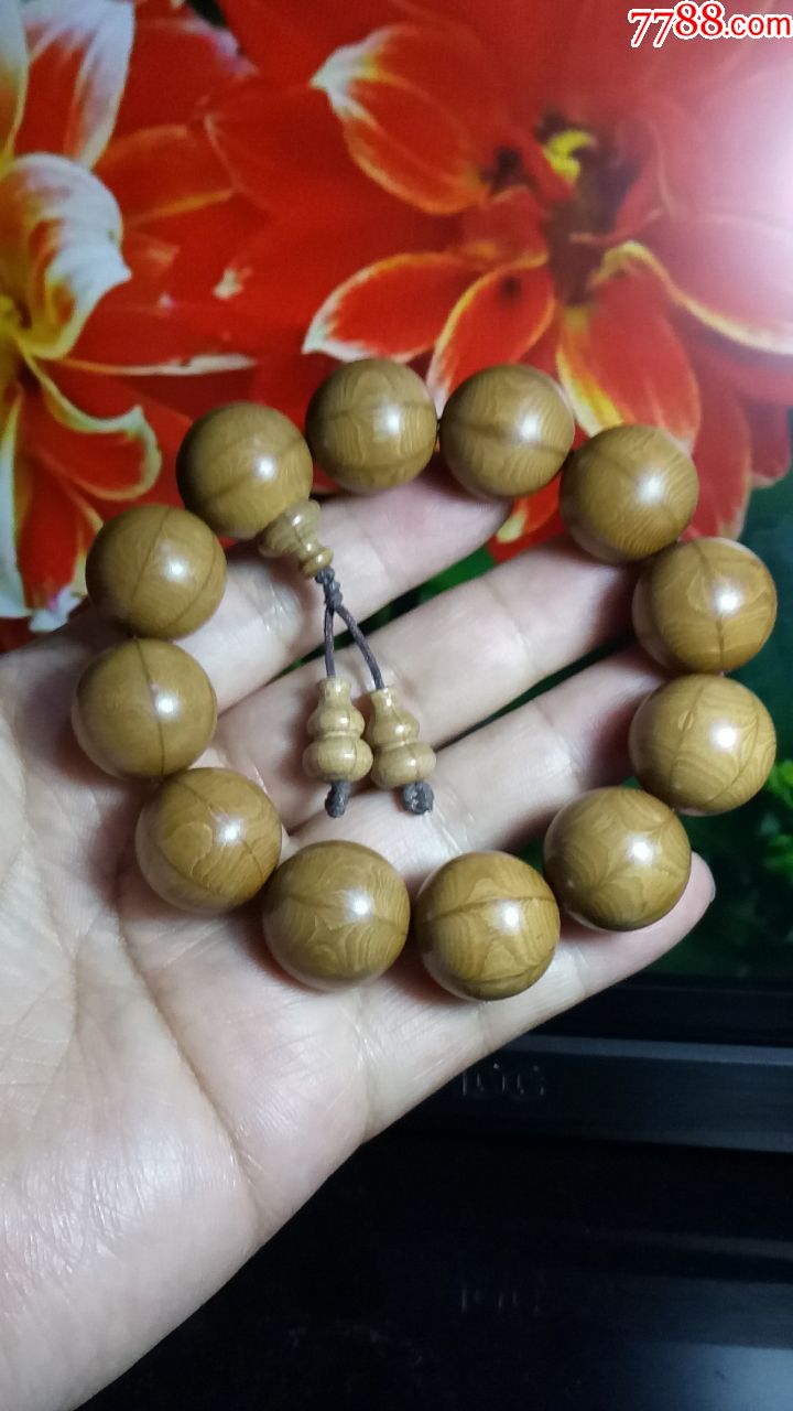 降龙木配弟子葫芦手串20mm12棵珠～问佛结缘5