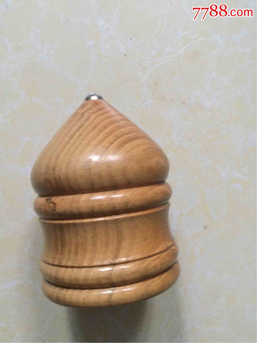 现代实木陀螺一个