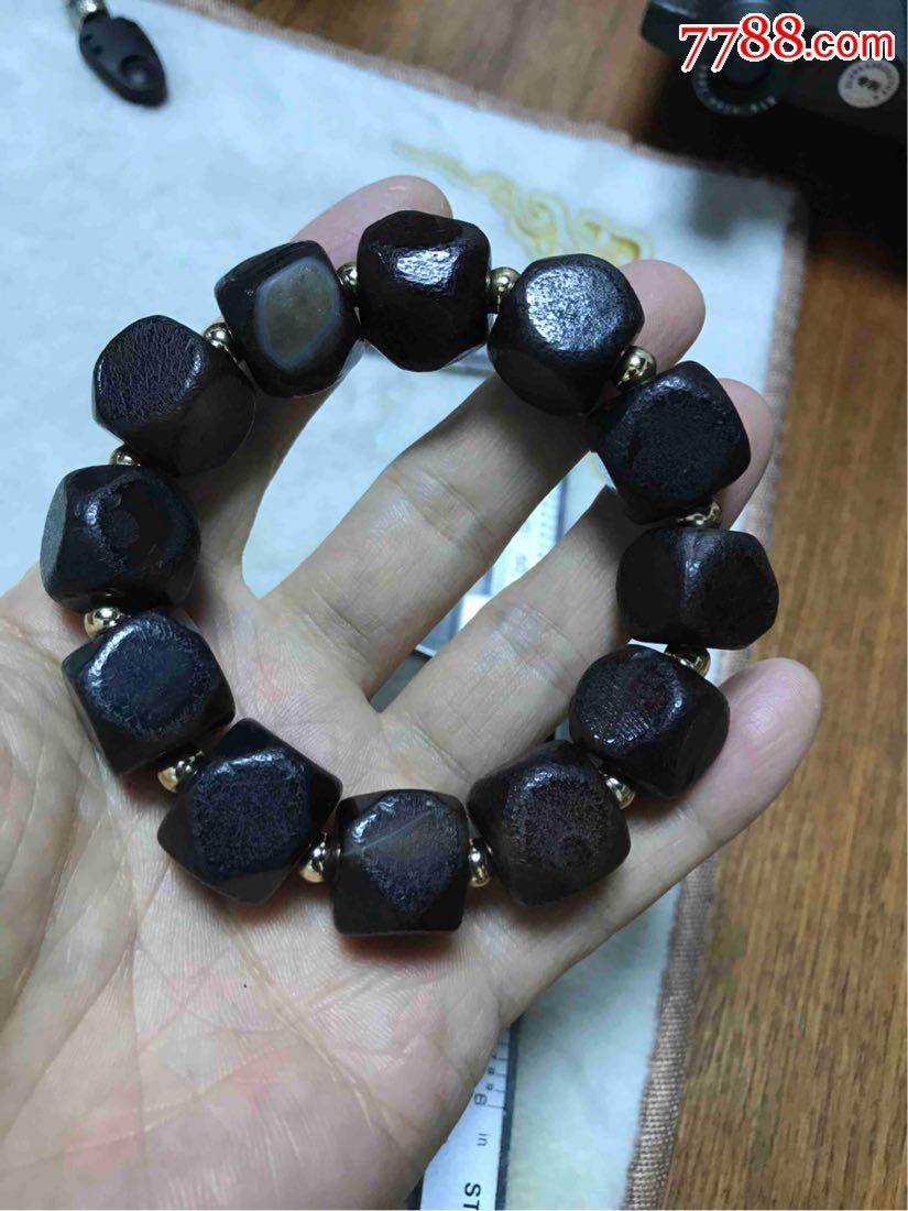 老唐球玛瑙八棱手串