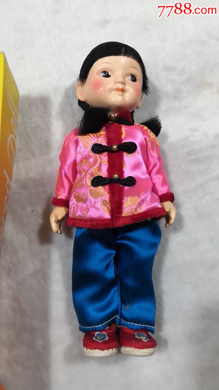 七十年代陶瓷布娃娃(带盒)库存
