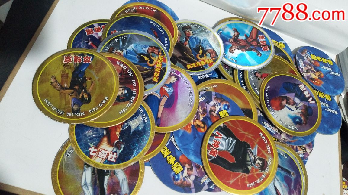 拳皇争霸圆卡50张一起卖