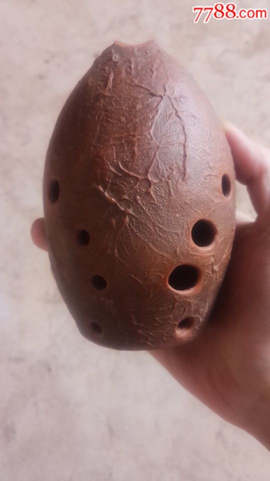 埙道流纯手工制作陶埙十孔f调