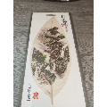 已经绝版重庆山城吊脚楼叶脉画，2010上海世博会选定贵宾礼品长25宽11.5(au20624639)_7788收藏__收藏热线