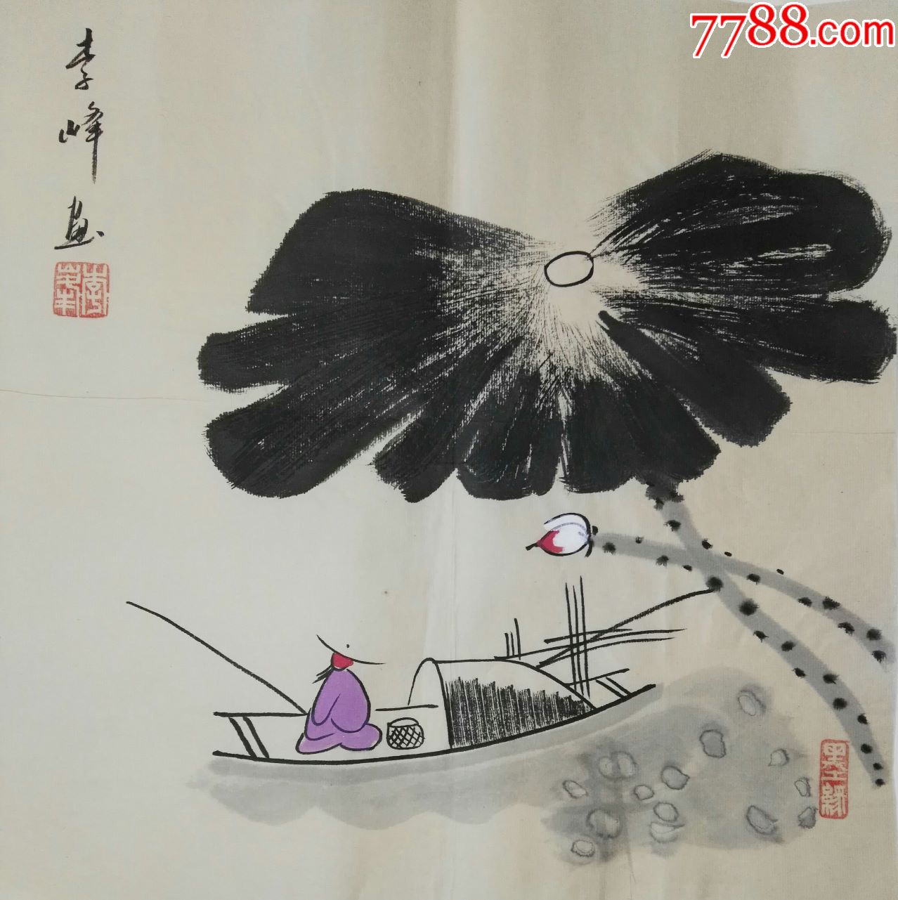 李峰老师作品禅意小品_山水国画原作_第1张