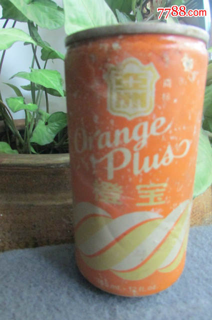 高橙易拉罐,空瓶,精品,年限90.09.26