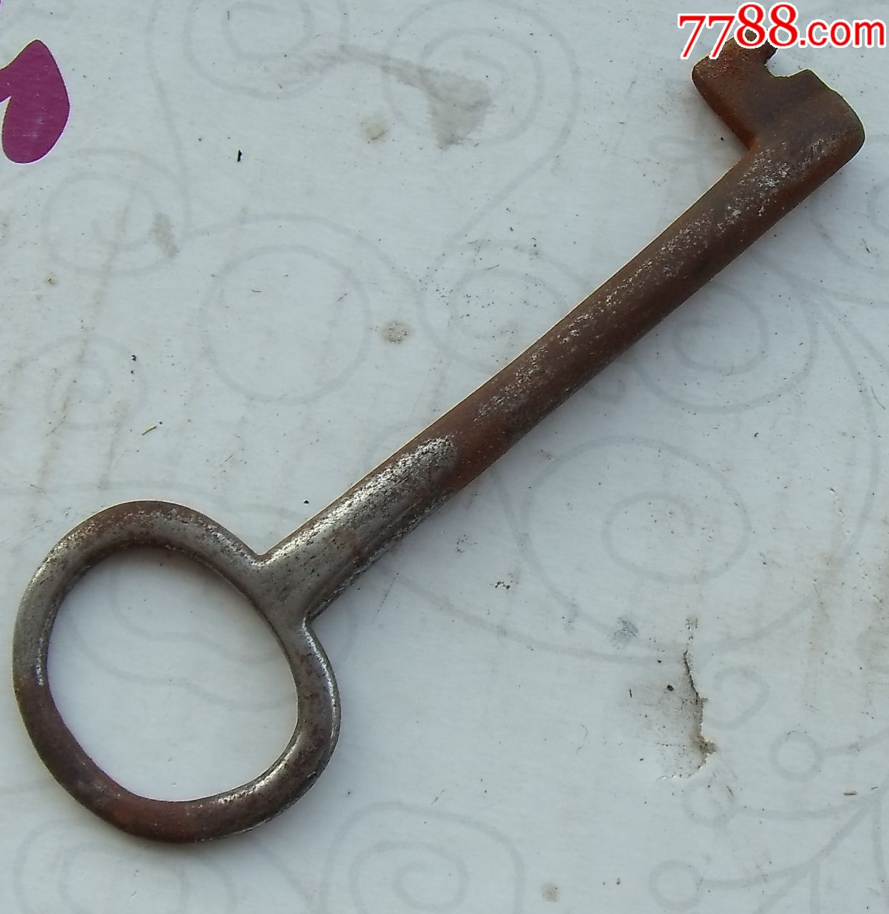民国铁钥匙_铁锁/铁钥匙_诚信眼光朋友古旧店【7788木艺】