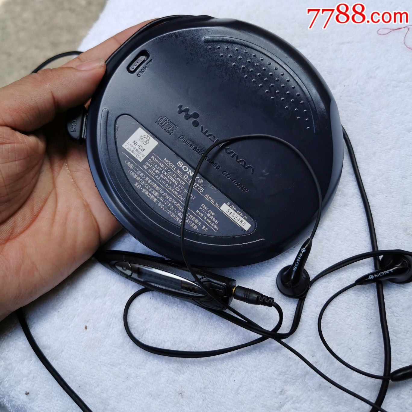 全品sonyd-ej775cd音乐播放器原配线控(功能正常)