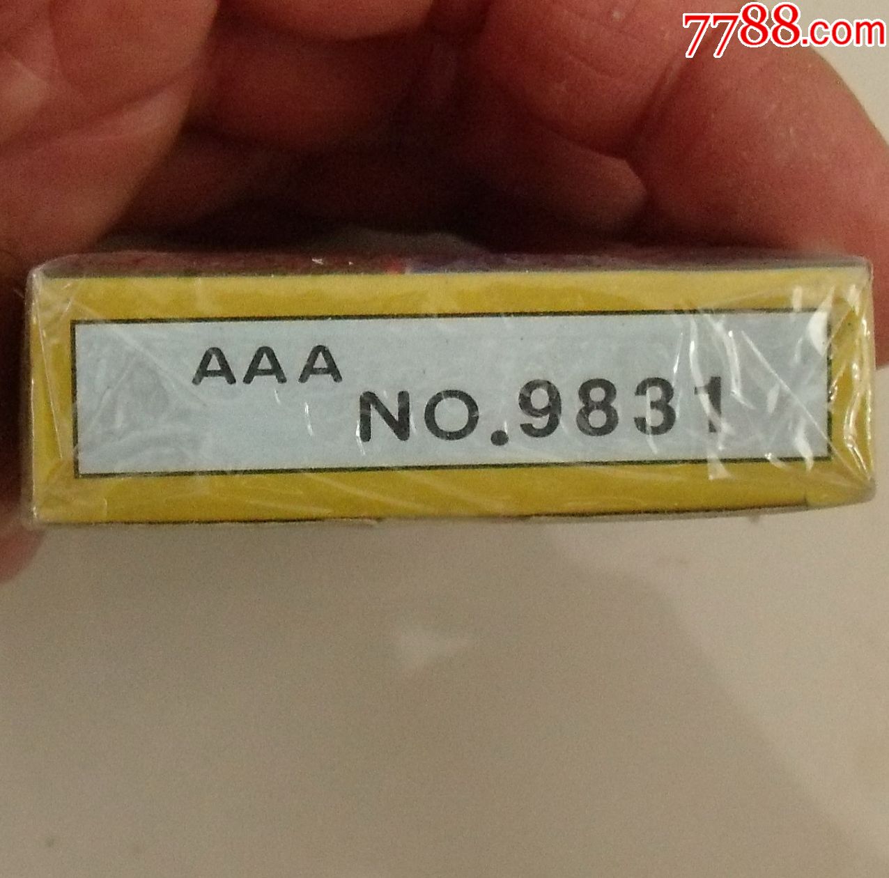 00年代三a自由神扑克(荧光彩边布纹)_扑克牌_图片收藏_回收价格_7788