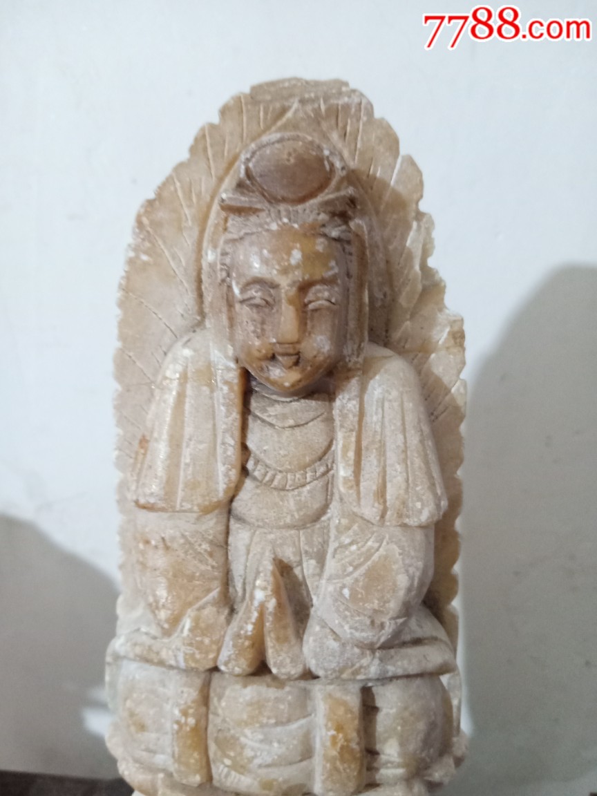 民国时期青田石雕观音