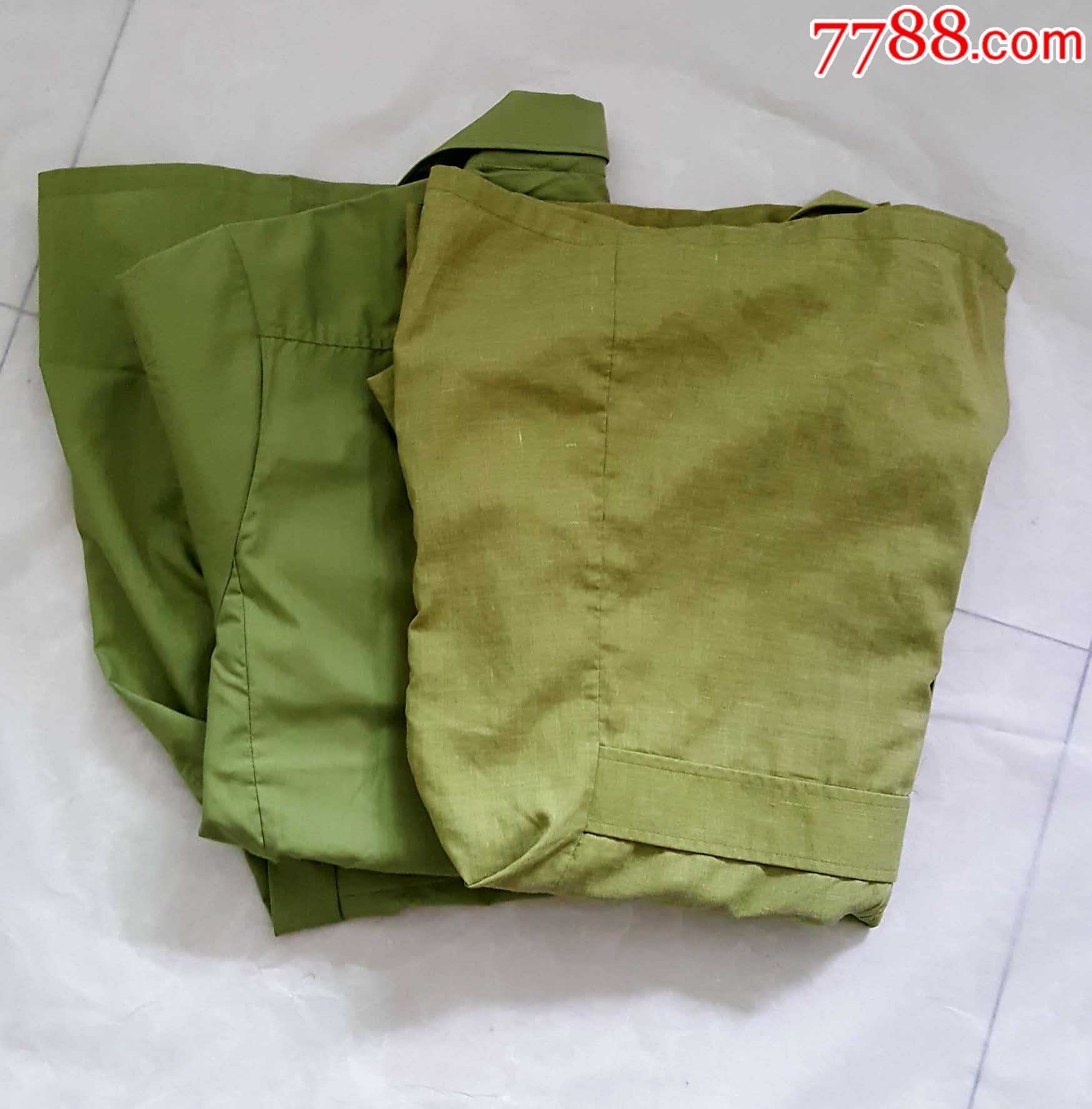 两件90年代的工作服上衣夏季