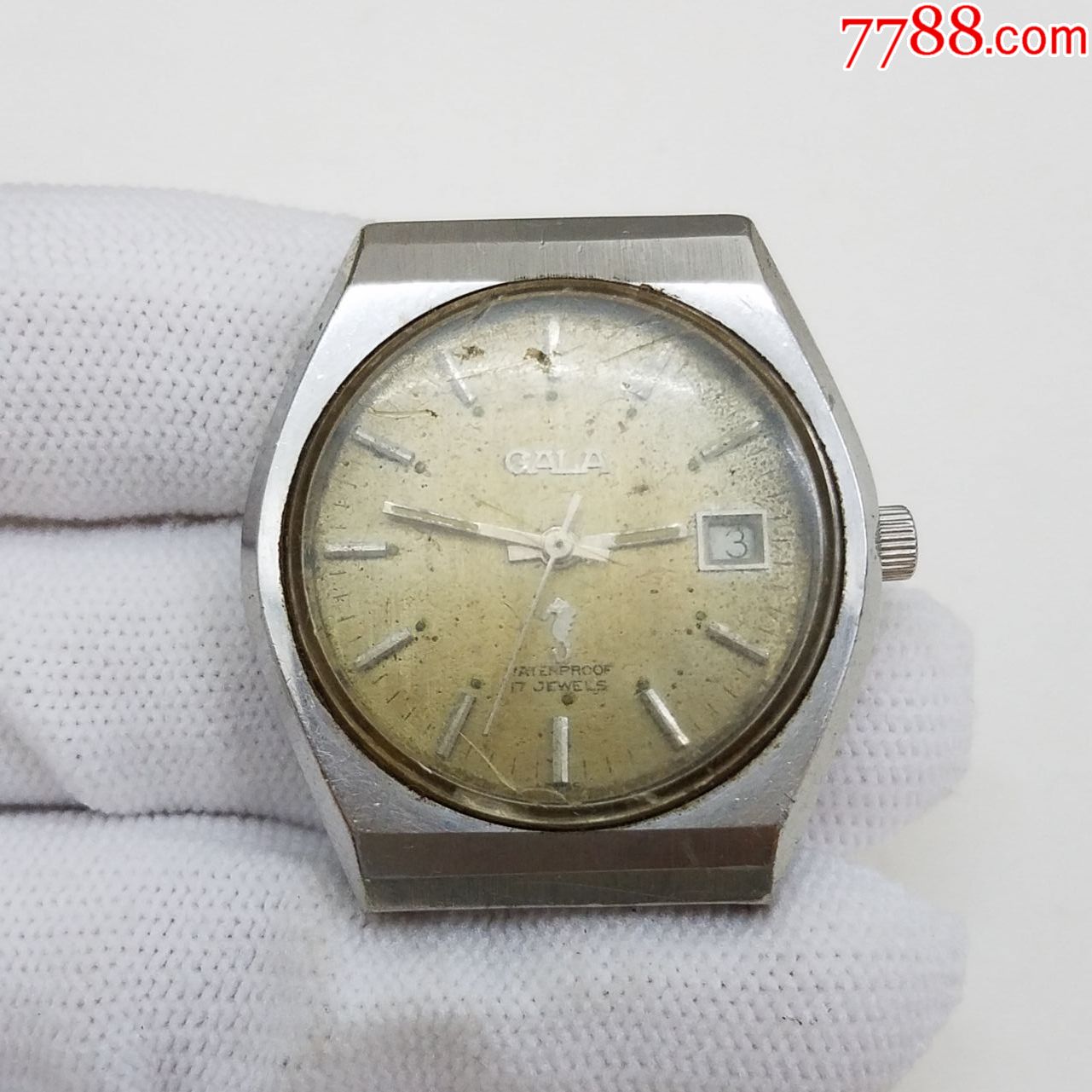 首页 拍卖 手表/腕表 >> 加莱手动上链机械男表【17钻精磨机芯】【不