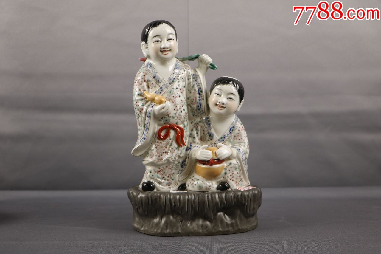 料彩和合二仙_价格4500元_第1张