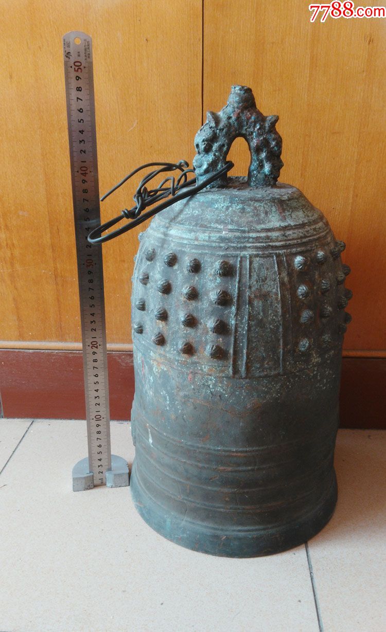 a5740昭和八年(1933)年)带工带款大铜钟