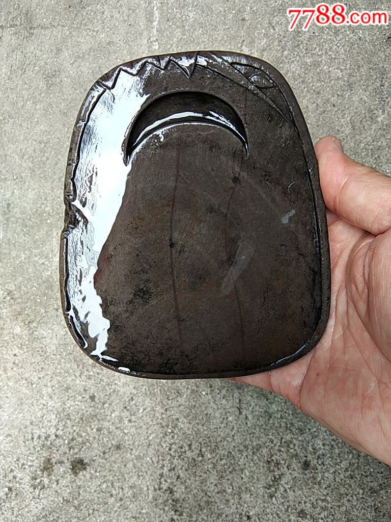 清朝有两条金线墨砚