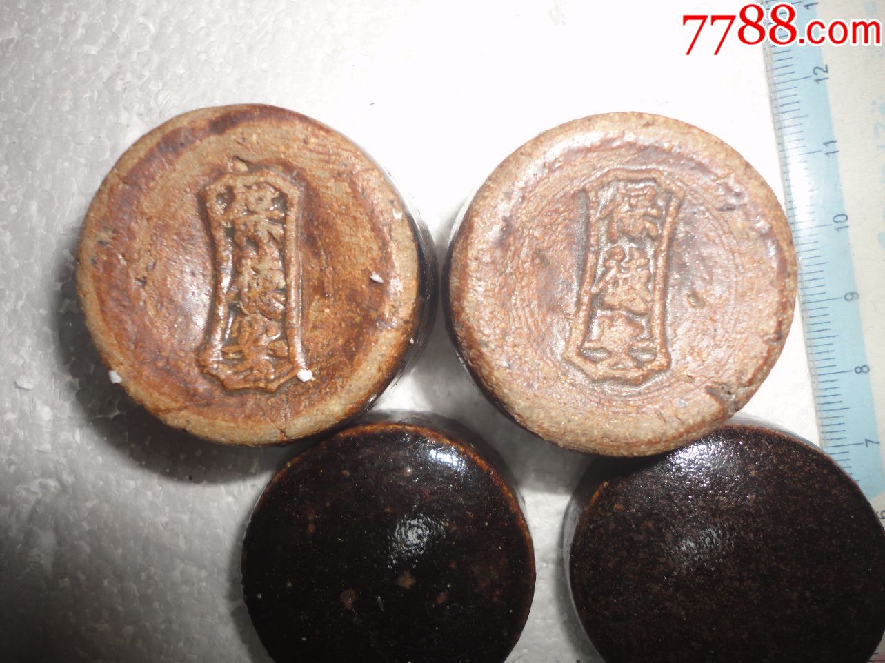 清末保德安落款鸦片烟膏完整盒罐2个