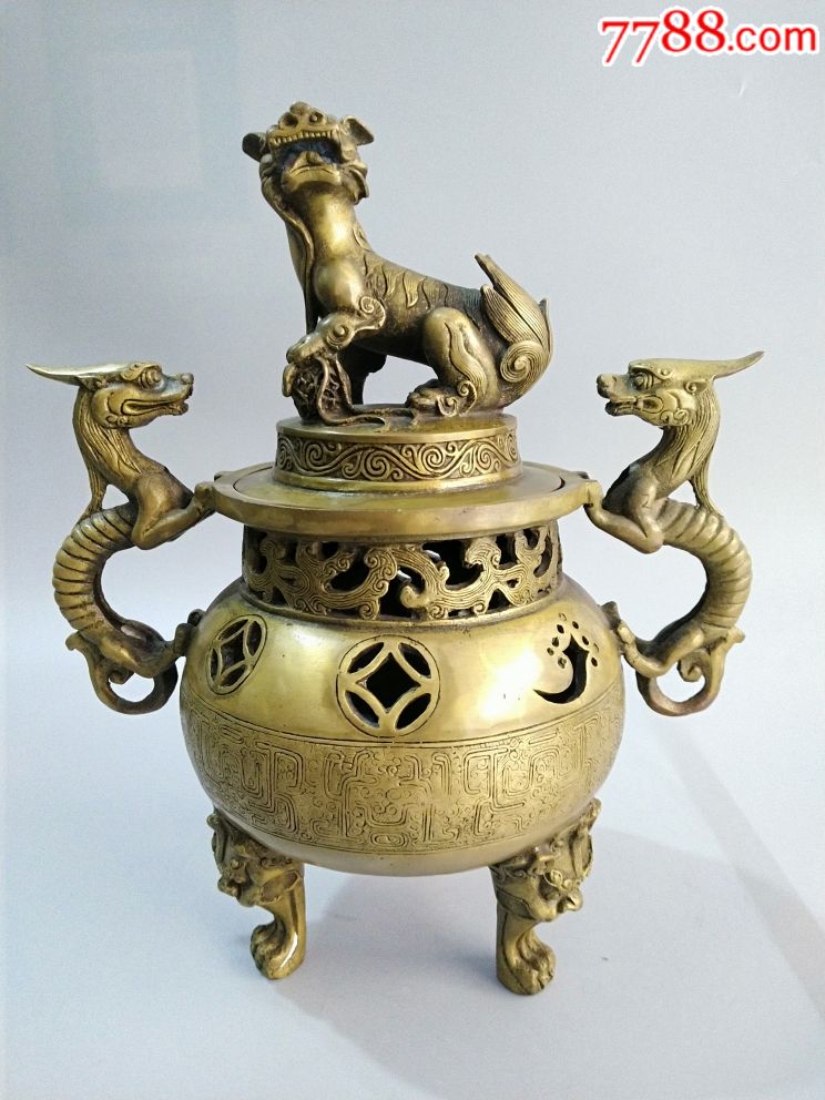 三足神兽香薰炉