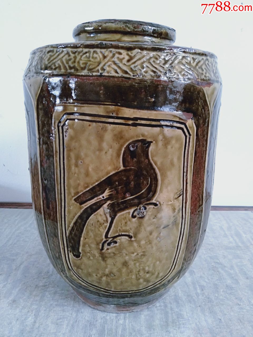 老马口窑刻画大陶罐