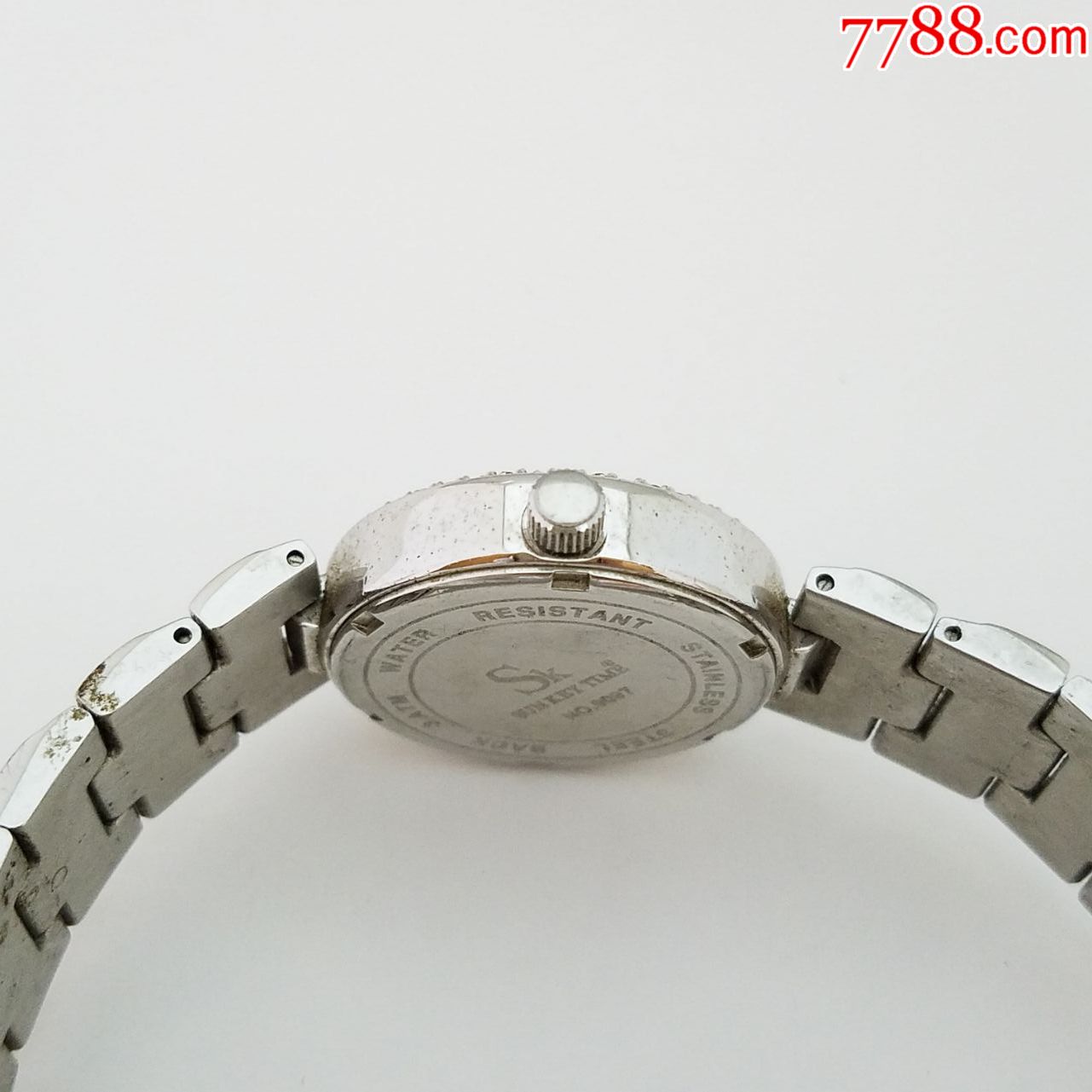 sktime石英表【经典3眼放射拉丝纹表盘】【独特高闪刻度,指针】【不走