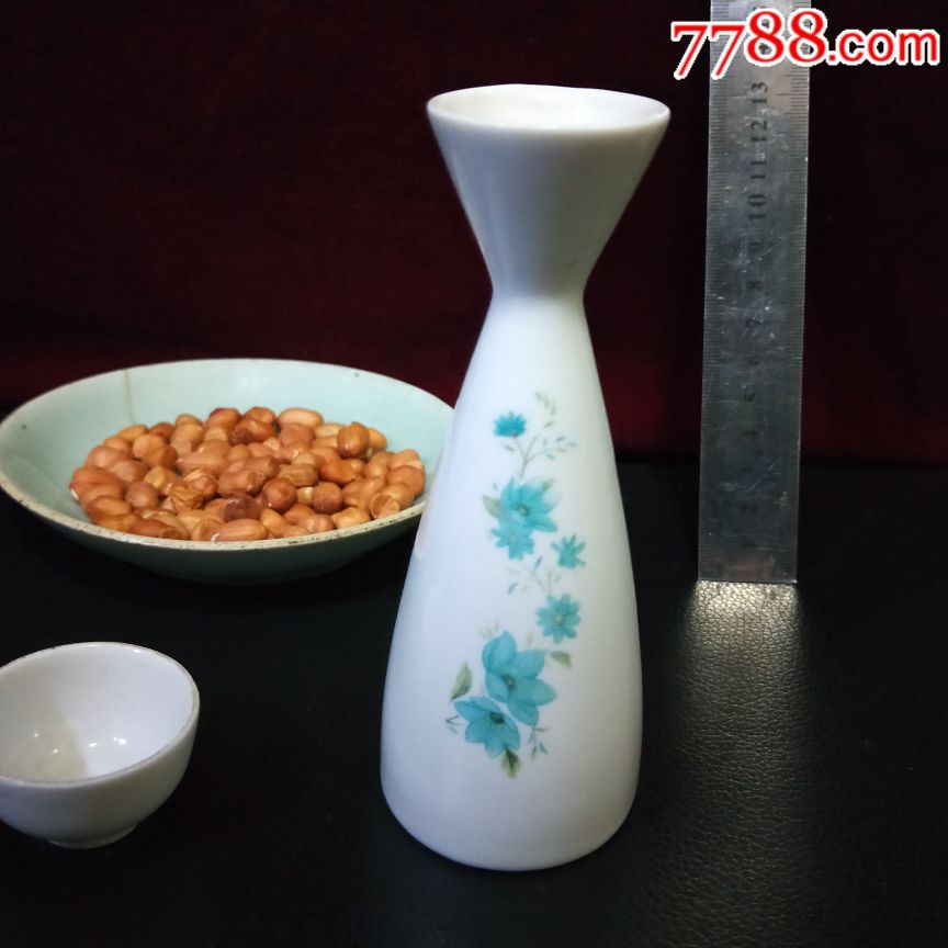 酒壶喝二两白酒小酒壶烫酒温酒壶蓝色花