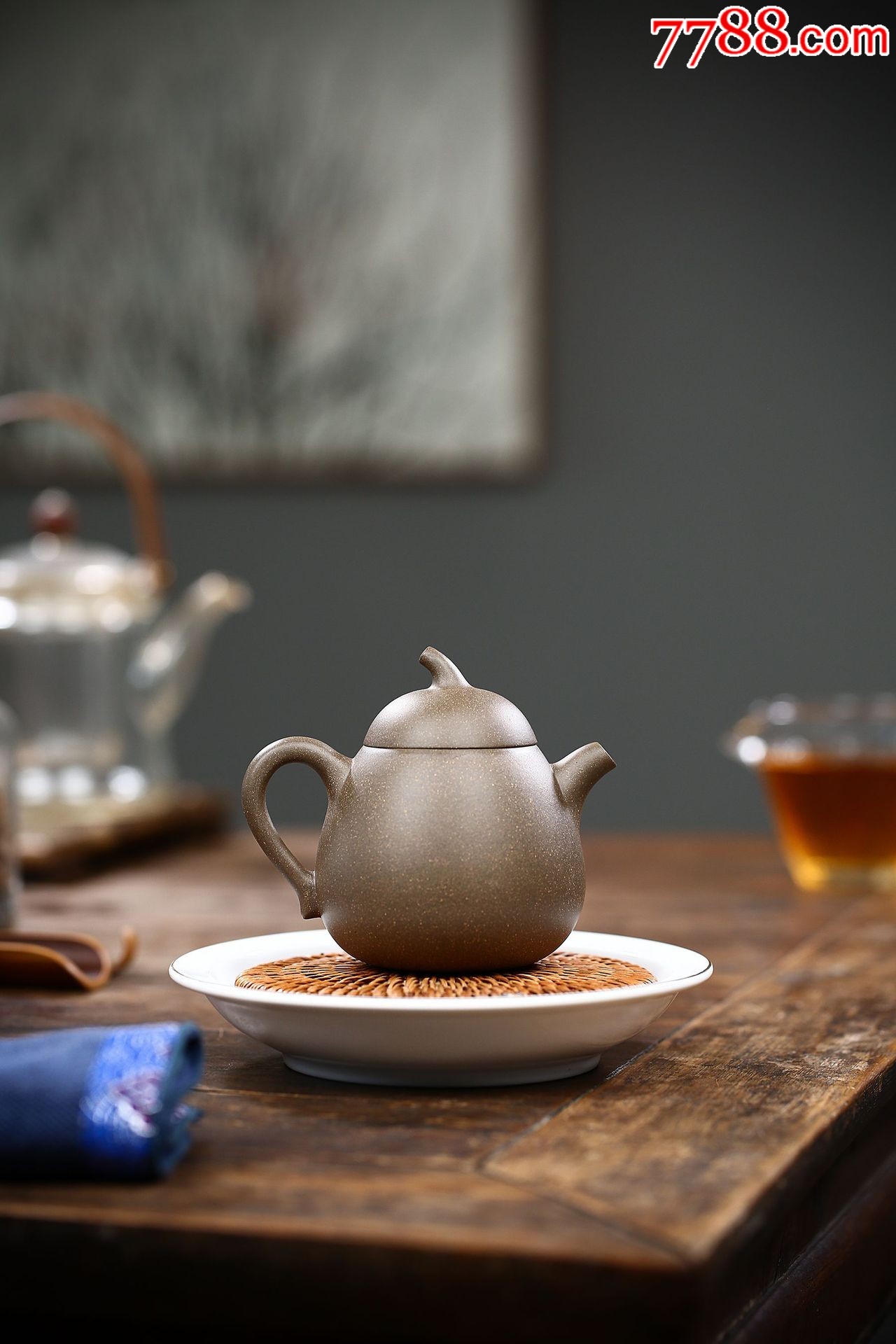 宜兴原矿段泥茄瓜壶