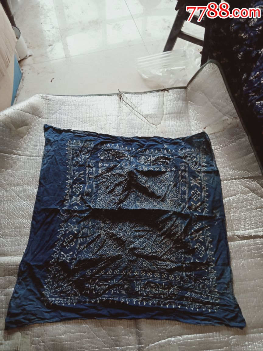 怀旧民国印花寿字碎花包袱皮