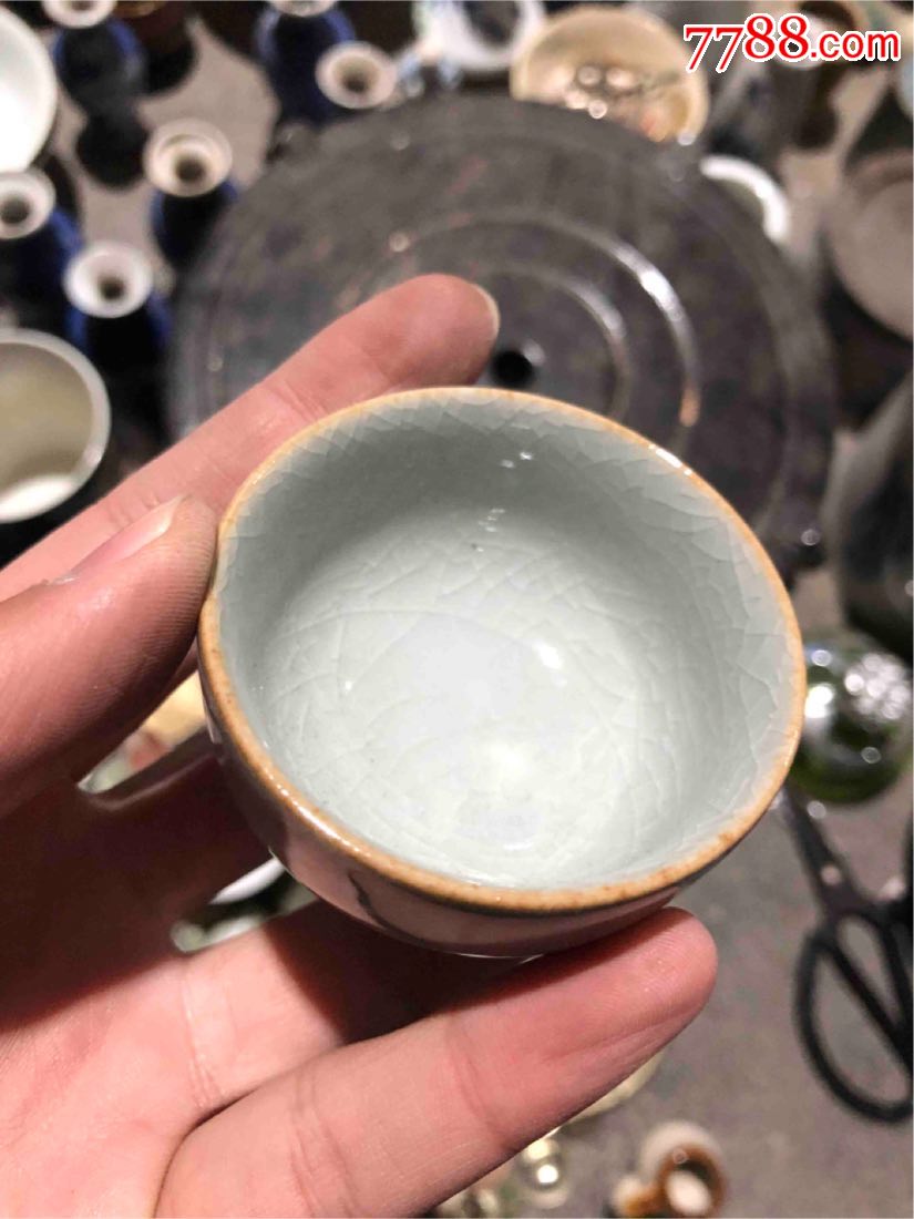 老瓷器,开片好,全品相!,青瓷/秘色瓷_第1张