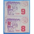 汕头84年不同月份糖票双联(au21888973)_7788收藏__收藏热线