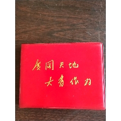 旅大市赠知青，日记本《广阔天地，大有作为》(以图为准自定品)(au21892744)_7788收藏__收藏热线