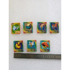 神奇宝贝7张小卡(品好如图)售出不退不换，出价代表认可品相品类(au21894571)_7788收藏__收藏热线