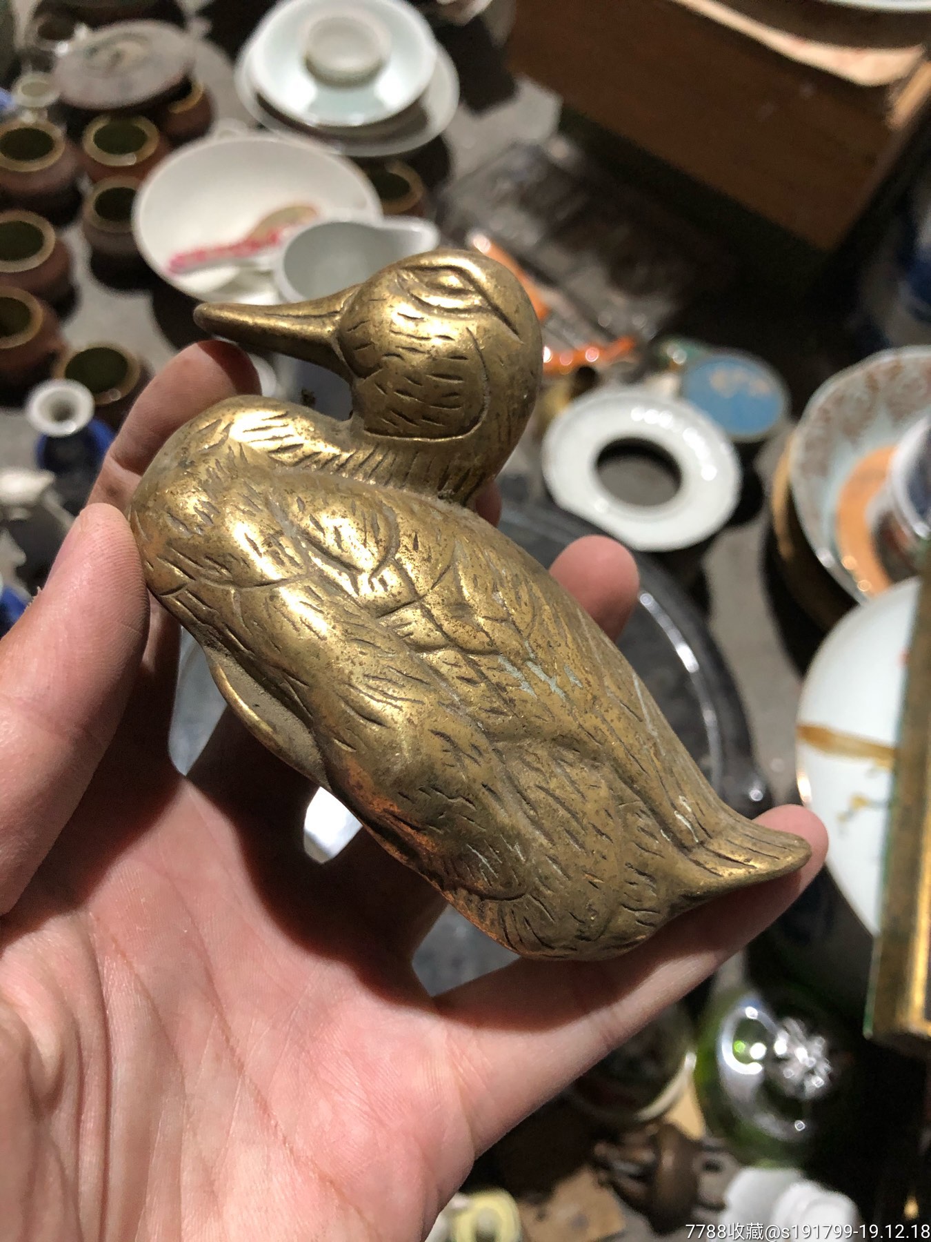 老铜器,品相完整!